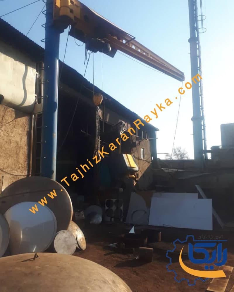 تولید و ساخت کپ(عدسی) استنلس استیل با قطر 3 متر
